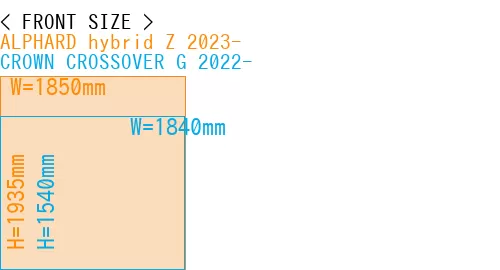 #ALPHARD hybrid Z 2023- + CROWN CROSSOVER G 2022-